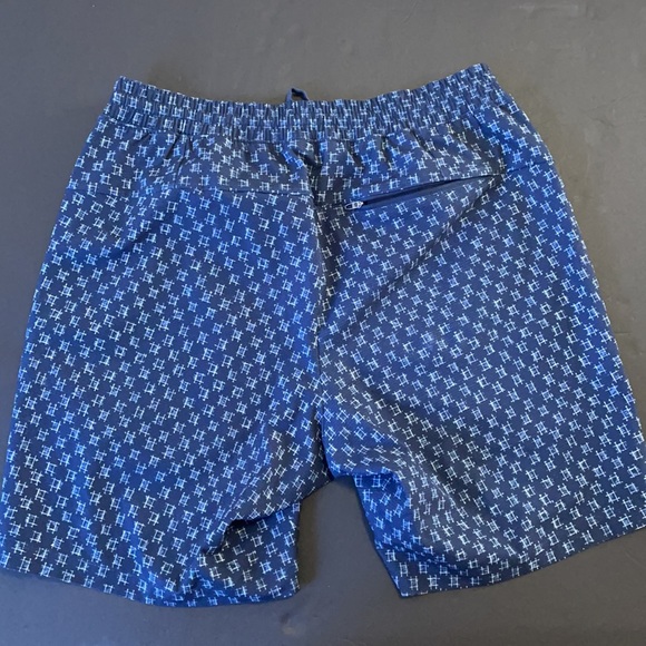 Lululemon Navy Pattern Men’s Shorts L - Picture 2 of 6
